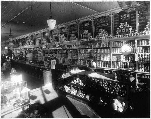 Interior of General Store, circa 1910