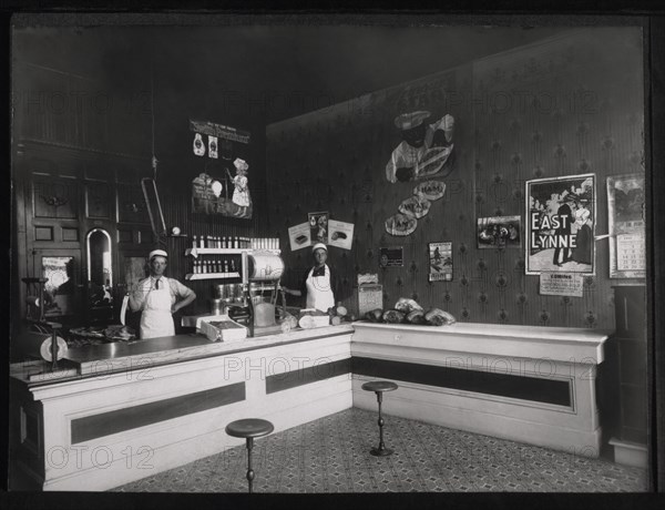 Two Butchers in Meat Market, 1910