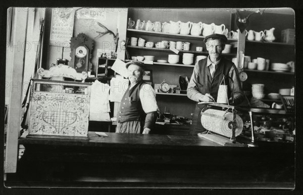 Employees Inside General Store, Portrait, 1900