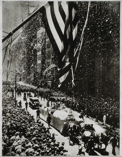 Charles Lindbergh Ticker Tape Parade, New York City, USA, June 13, 1927