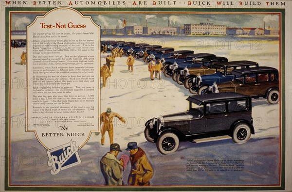 Advertisement, Buick Motor Company, 1926