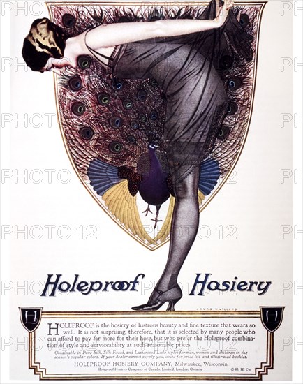 Advertisement, Holeproof Hosiery, circa 1925