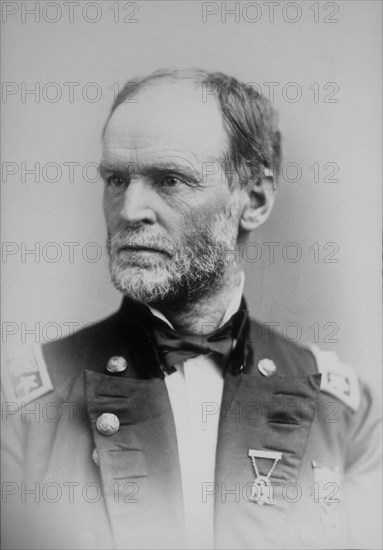 William Tecumseh Sherman (1820-1891), Union General During Civil War, Portrait, circa 1880