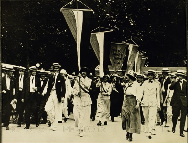 Suffragists Marching, Washington, DC, USA, 1917