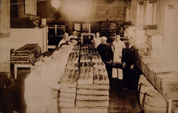 Bakery Workers, Portrait, circa 1910