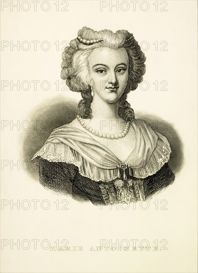 Marie Antoinette (1755-1793), Queen of France, Wife of Louis XVI, Portrait