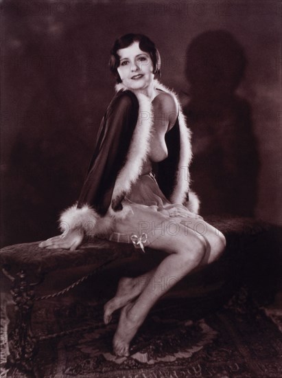 Glamour Portrait of Partially Nude Woman in Lingerie, Edwin Bower Hesser, circa 1920's
