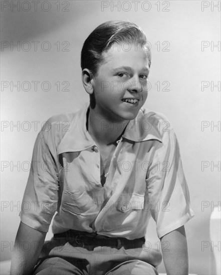 Mickey Rooney, Studio Portrait, 1937