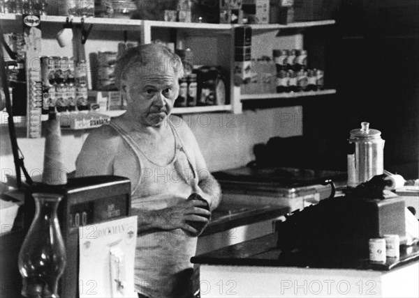 Mickey Rooney on-set of the Film, Thunder Country, 1974