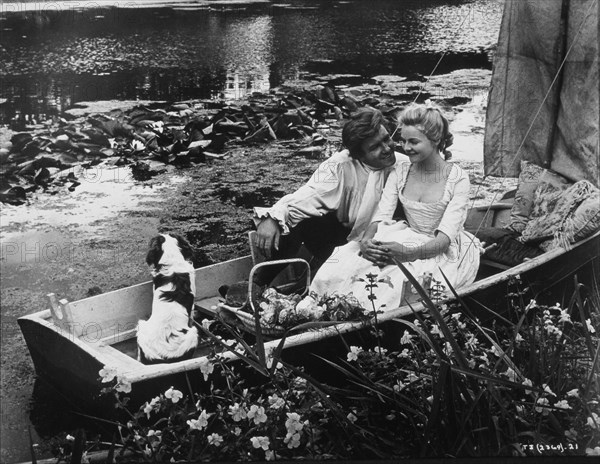 Albert Finney and Susannah York, On-Set of the Film, Tom Jones, 1963