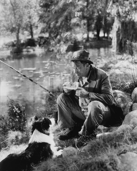 Wallace Beery, On-Set of the Film, Old Hutch, 1936