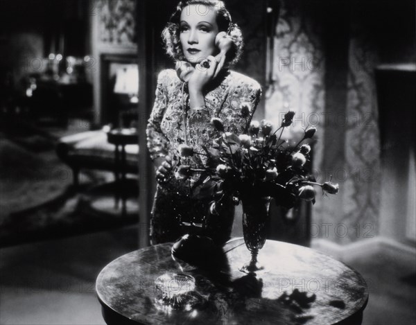 Marlene Dietrich, On-Set of the Film, Angel, 1937