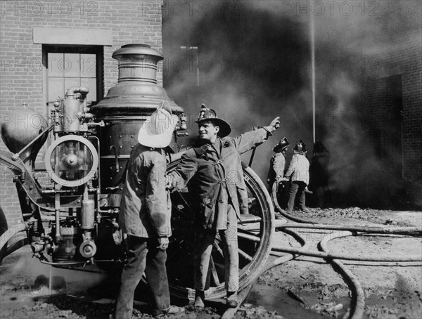 Douglas Fairbanks, On-Set of the Silent Film, His Majesty, the American, 1919