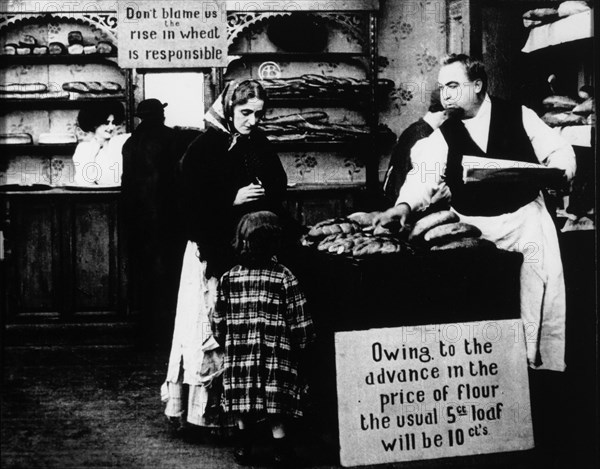 Unidentified Actors, On-Set of the Silent Film, A Corner in Wheat, Directed by D.W. Griffith, 1909