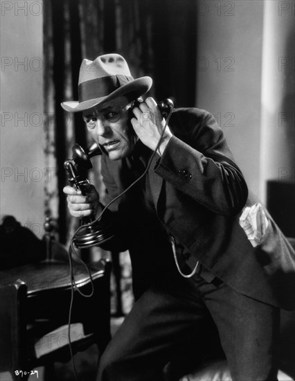 Lon Chaney On-Set of the Film, While the City Sleeps, 1928