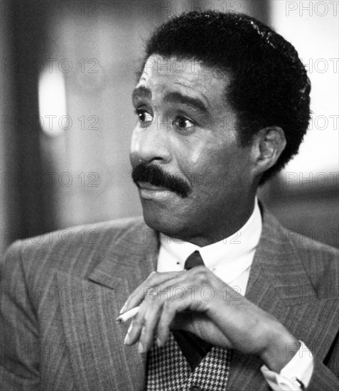 Richard Pryor on-set of the Film, Harlem Nights, 1989