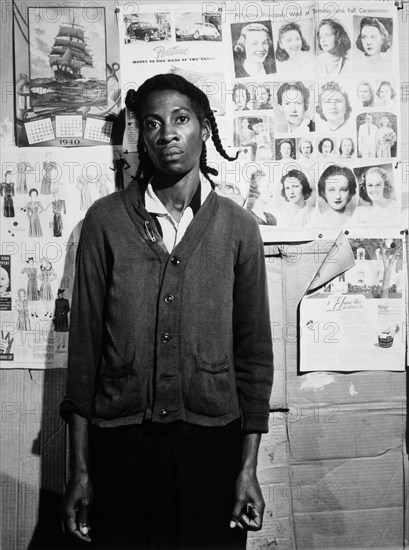 Mrs. Henry Dukes, Wife of Tenant Farmer and Farm Security Administration Borrower, Heard County, Georgia, USA, by Jack Delano, 1941