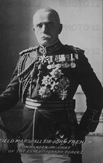 Field Marshall Sir John French, Commander-in-Chief, British Expeditionary Forces, Portrait, 1914