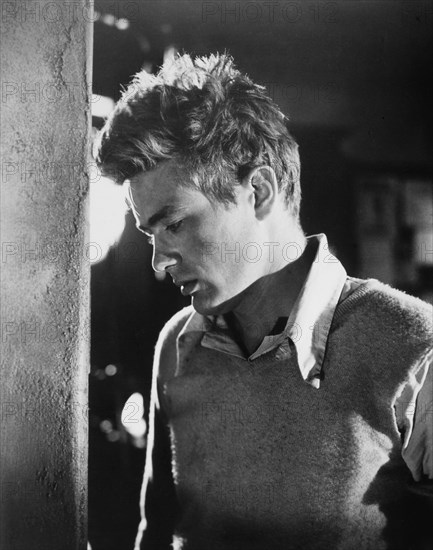 James Dean, Portrait, On-Set of the Film, "Rebel Without a Cause", 1955