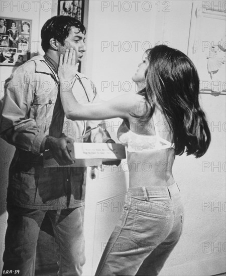 Dustin Hoffman and Katherine Ross, On-Set of the Film, "The Graduate", 1967