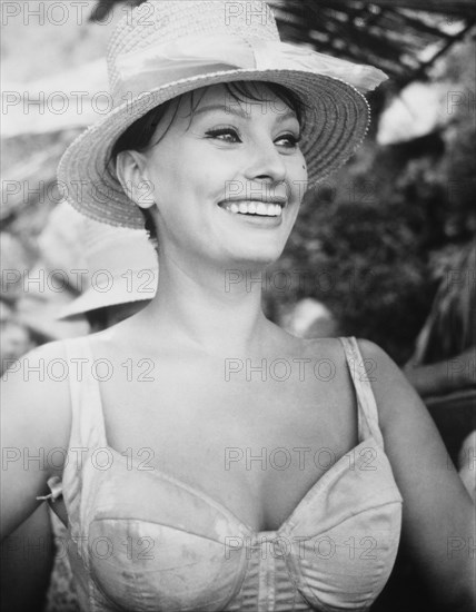 Sophia Loren, On-Set of the Film, "It Started in Naples", 1960
