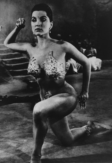 Debra Paget, On-Set of the Film, "Journey to the Lost City", 1960