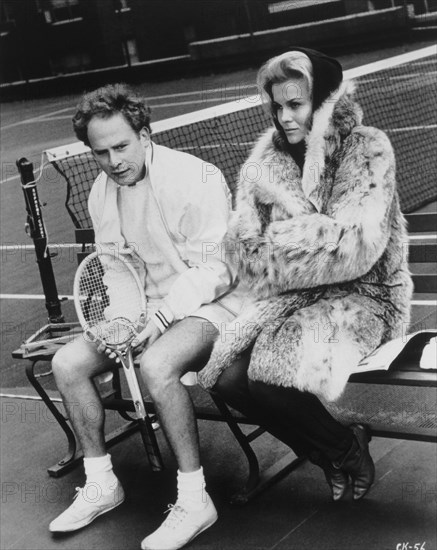 Art Garfunkel and Ann-Margaret, On-Set of the Film, "Carnal Knowledge", 1971