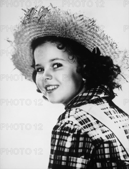 Shirley Temple, Portrait, On-Set of the Film, "Rebecca of Sunnybrook Farm", 1938