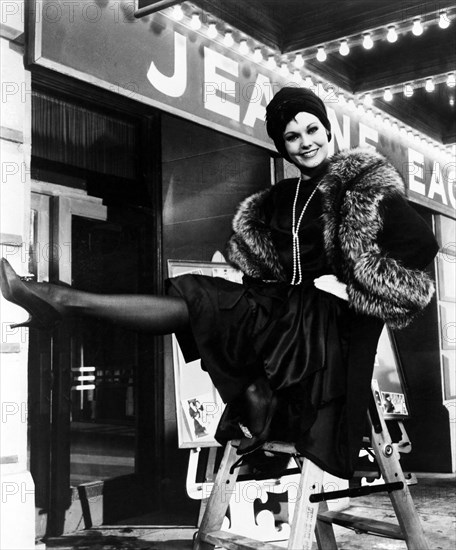 Kim Novak on-set of the Film, "Jeanne Eagels", 1957