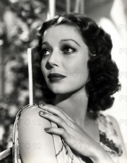 Loretta Young On-set of the Film, "Wife, Doctor and Nurse", 1937