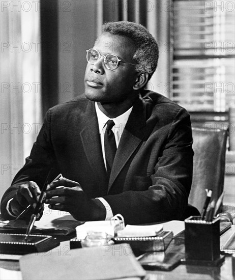 Sidney Poitier on-set of the Film, "Pressure Point", 1962