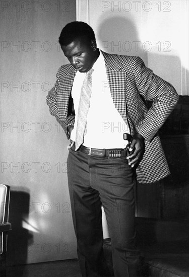 Sidney Poitier, on-set Portrait, 1967