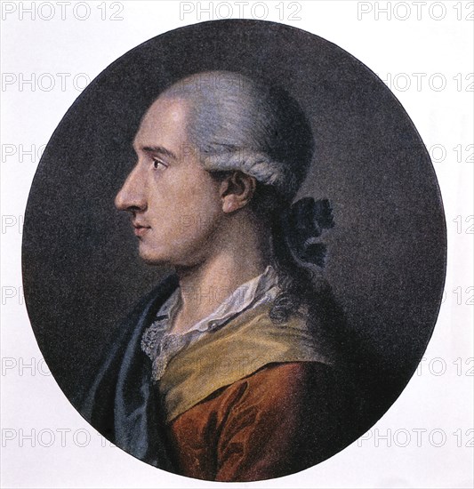 Johann Wolfgang von Goethe (1749-1832), German Poet, Dramatist, Novelist and Scientist, Portrait, 1773