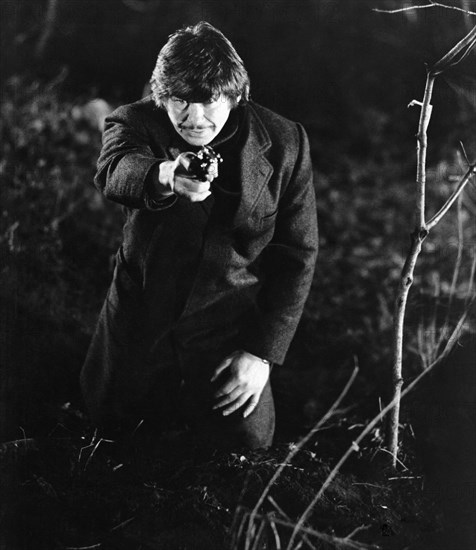 Charles Bronson on-set of the Film, "Death Wish", 1974