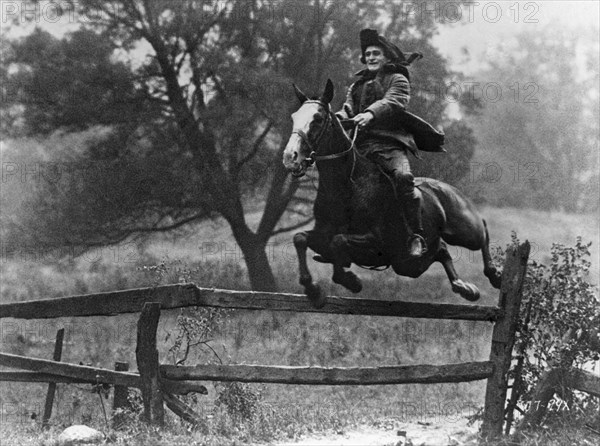 Harry O'Neill on-set of the Film, "America", 1924