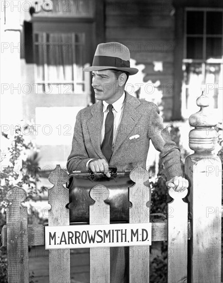 Ronald Colman on-set of the Film, Arrowsmith, 1931