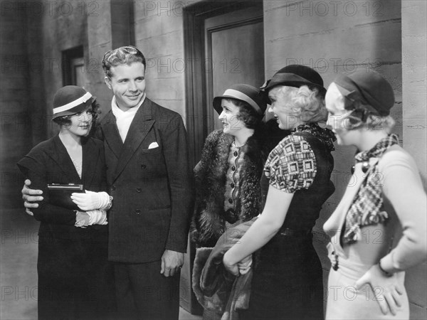 Ruby Keeler and Dick Powell on-set of the Film, 42nd Street, 1933