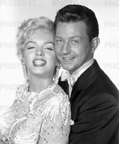 Marilyn Monroe and Donald O'Connor on-set of the Film, "There's No Business Like Show Business", 1954, TM and Copyright (c) 20th Century-Fox Film Corp. All Rights Reserved