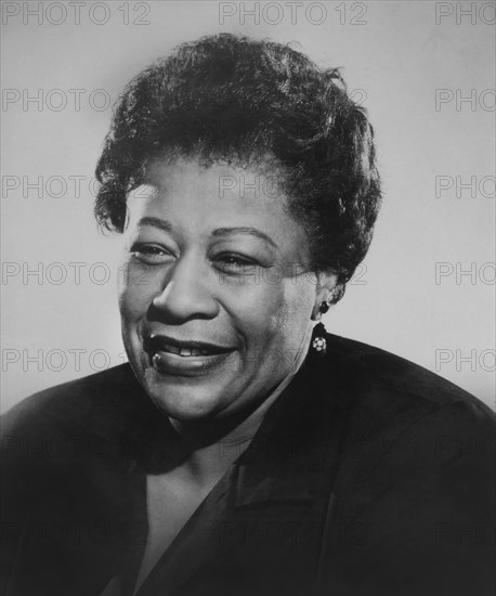 Ella Fitzgerald (1917-1996), American Jazz and Blues Singer, Portrait, circa 1960