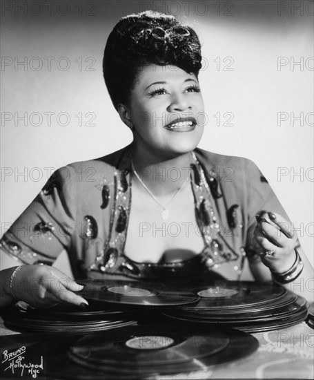 Ella Fitzgerald (1917-1996), American Jazz and Blues Singer, Portrait, circa 1940's