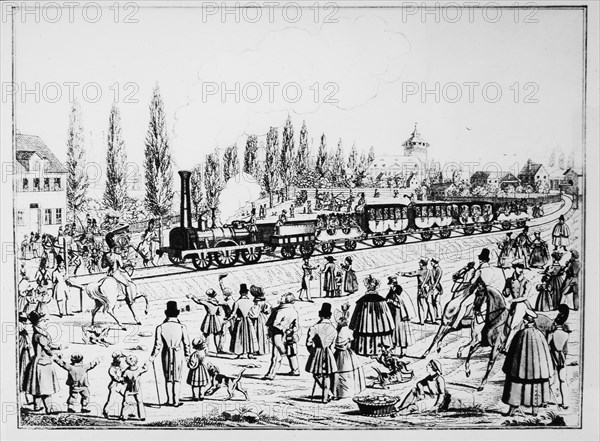 The First German Railway, Nurnberg to Furth, 1835