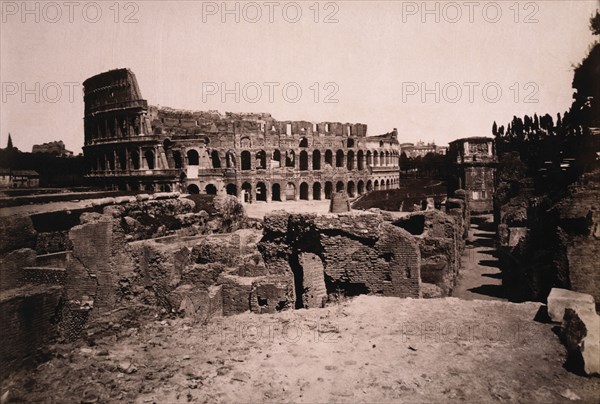 Colosseum, Rome, Italy, circa 1880