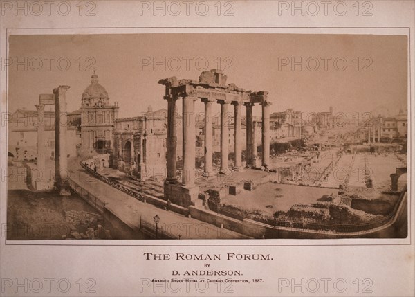 Forum, Rome, Italy, circa 1887