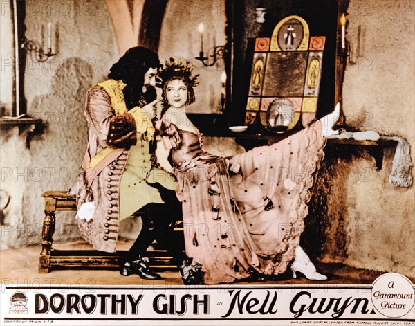 Dorothy Gish and Randy Ayrton, "Nell Gwynn", Lobby Display, 1926