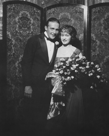 Wallace Reid and Elsie Ferguson, Portrait, Motion Picture Studio Ball, New York York, 1921