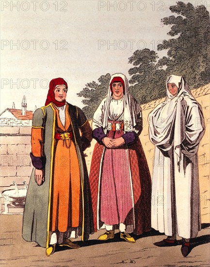 Three Tartar Women of the Crimea, from Travels Through the Southern Provinces of the Russian Empire in the Years 1793 & 1794