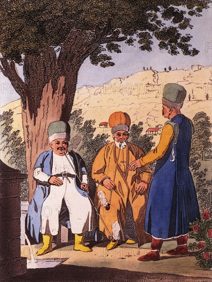 Tartar Noblemen, from Travels Through the Southern Provinces of the Russian Empire in the Years 1793 & 1794