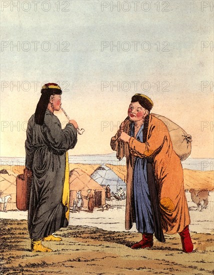 Two Kalmuk Women, from Travels Through the Southern Provinces of the Russian Empire in the Years 1793 & 1794