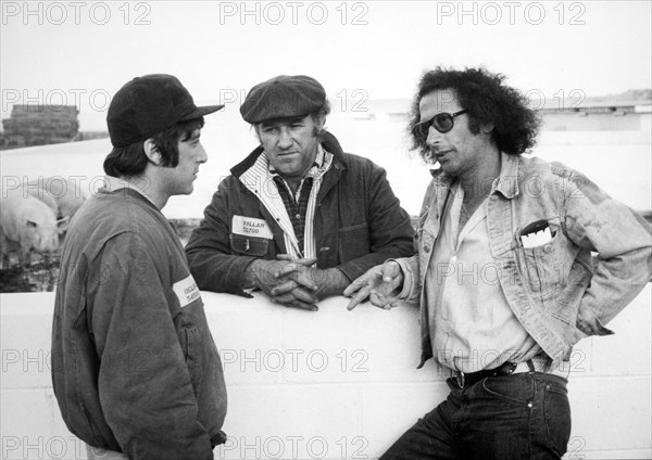 Jerry Schatzberg Directing Al Pacino & Gene Hackman, on-set of the Film, "Scarecrow", 1973