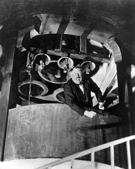 Werner Krauss, on-set of the Film, "Secrets of a Soul" (aka Geheimnisse Einer Seele), 1926
